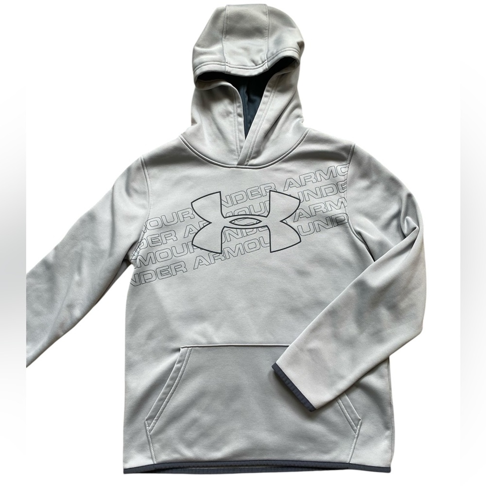Boy’s Under Armour ColdGear Gray Hoodie